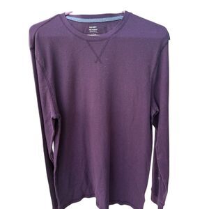 Old Navy Men's Long Sleeve Soft-Washed Shirt Purple Size L Casual